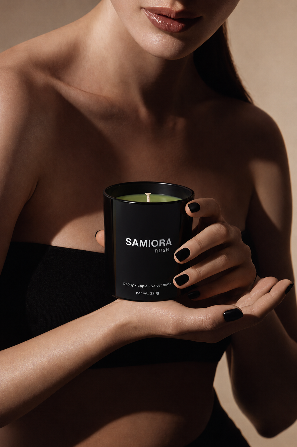 RUSH: peony · apple · velvet musk
